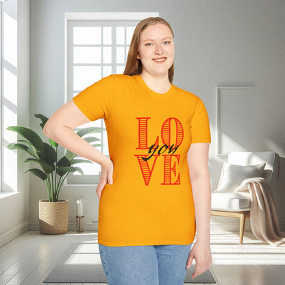 Love You | Unisex Soft T-shirt