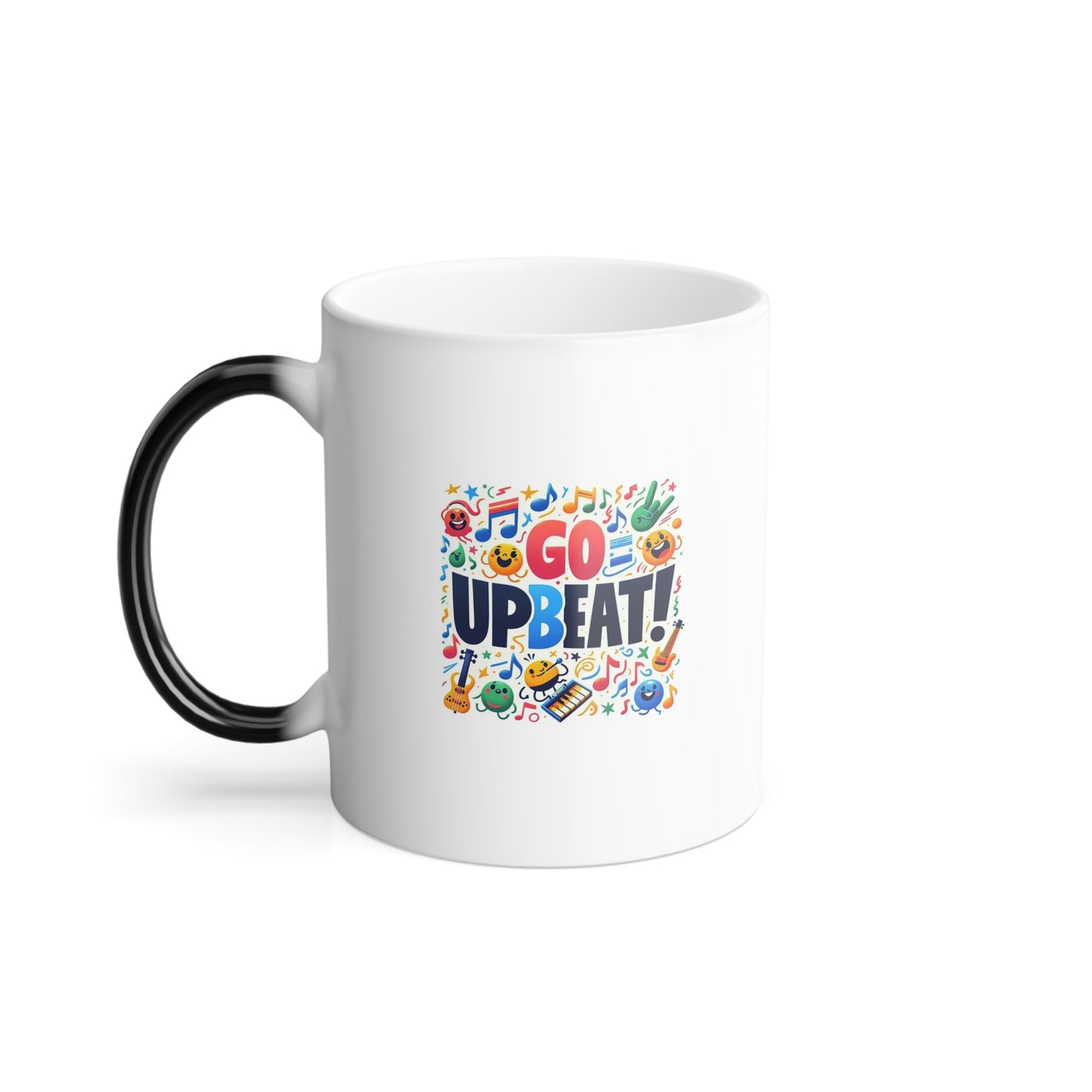 Go Upbeat! | Color Morphing Mug, 11oz