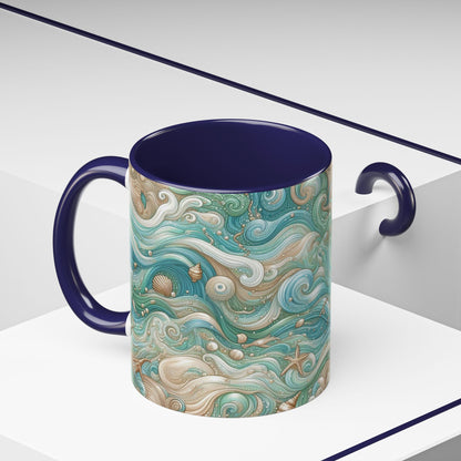 3D Ocean Beauty | Accent Coffee Mug (11oz)