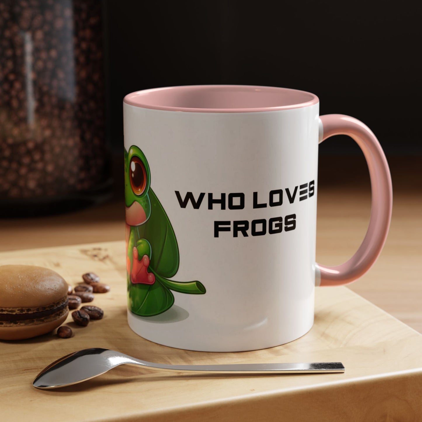 Just A Girl Who Loves Frogs | Accent Coffee Mug (11, 15oz)