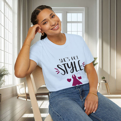 Elle a du style | T-shirt doux unisexe