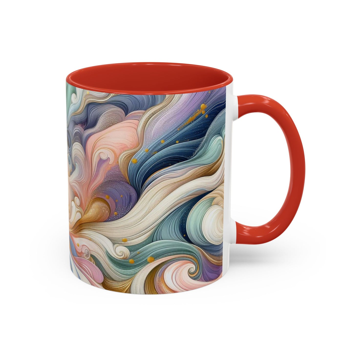 Tourbillons colorés | Tasse à café Accent (11 oz)