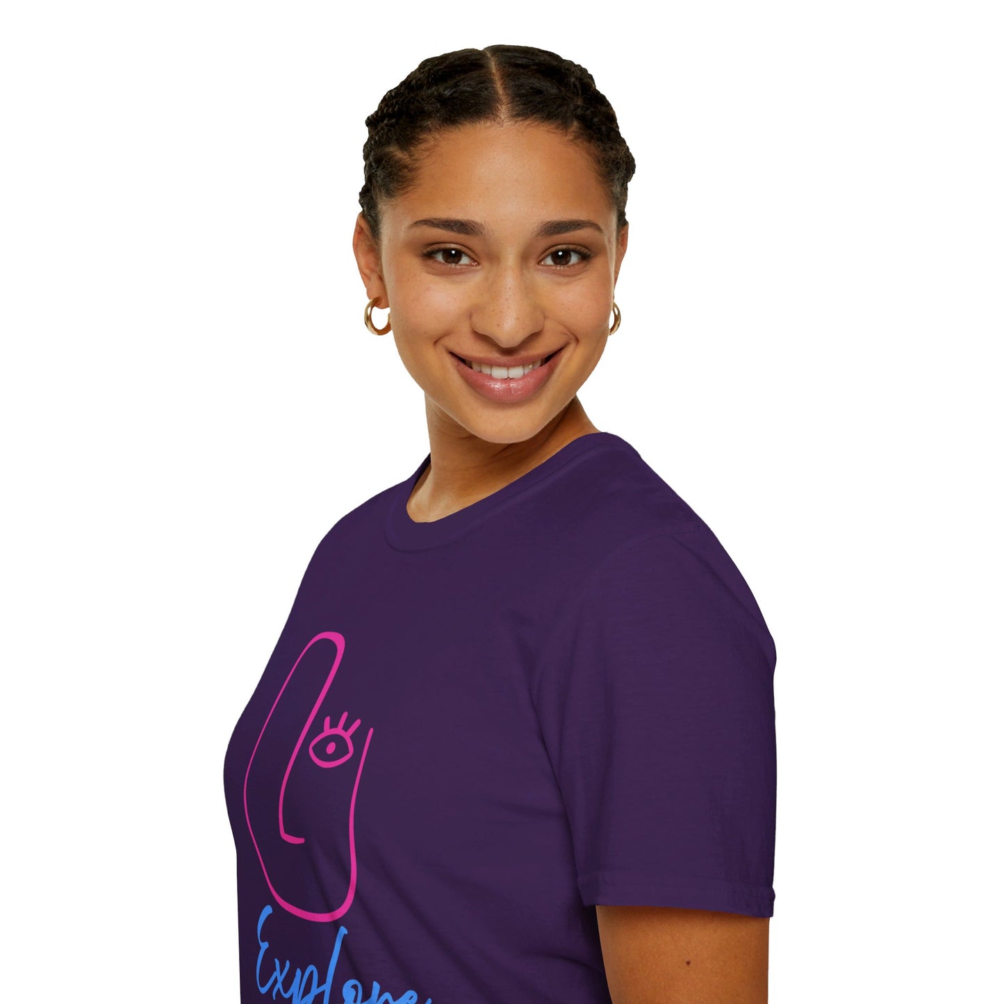 Explorez et voyagez | T-shirt doux unisexe