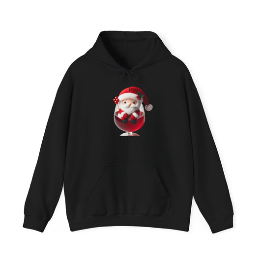 Santa in Red Wine | Unisex Heavy Blend™ Hooded Sweatshirt