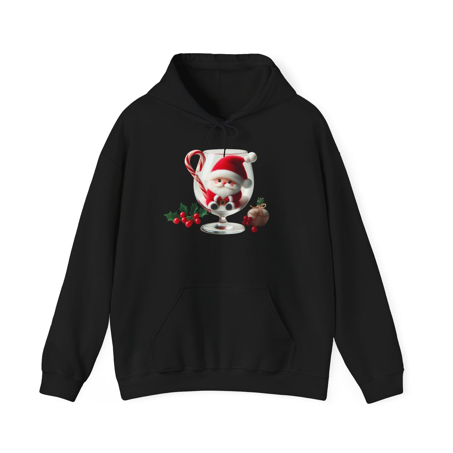 Festive Santa | Unisex Heavy Blend™ Hooded Sweatshirt