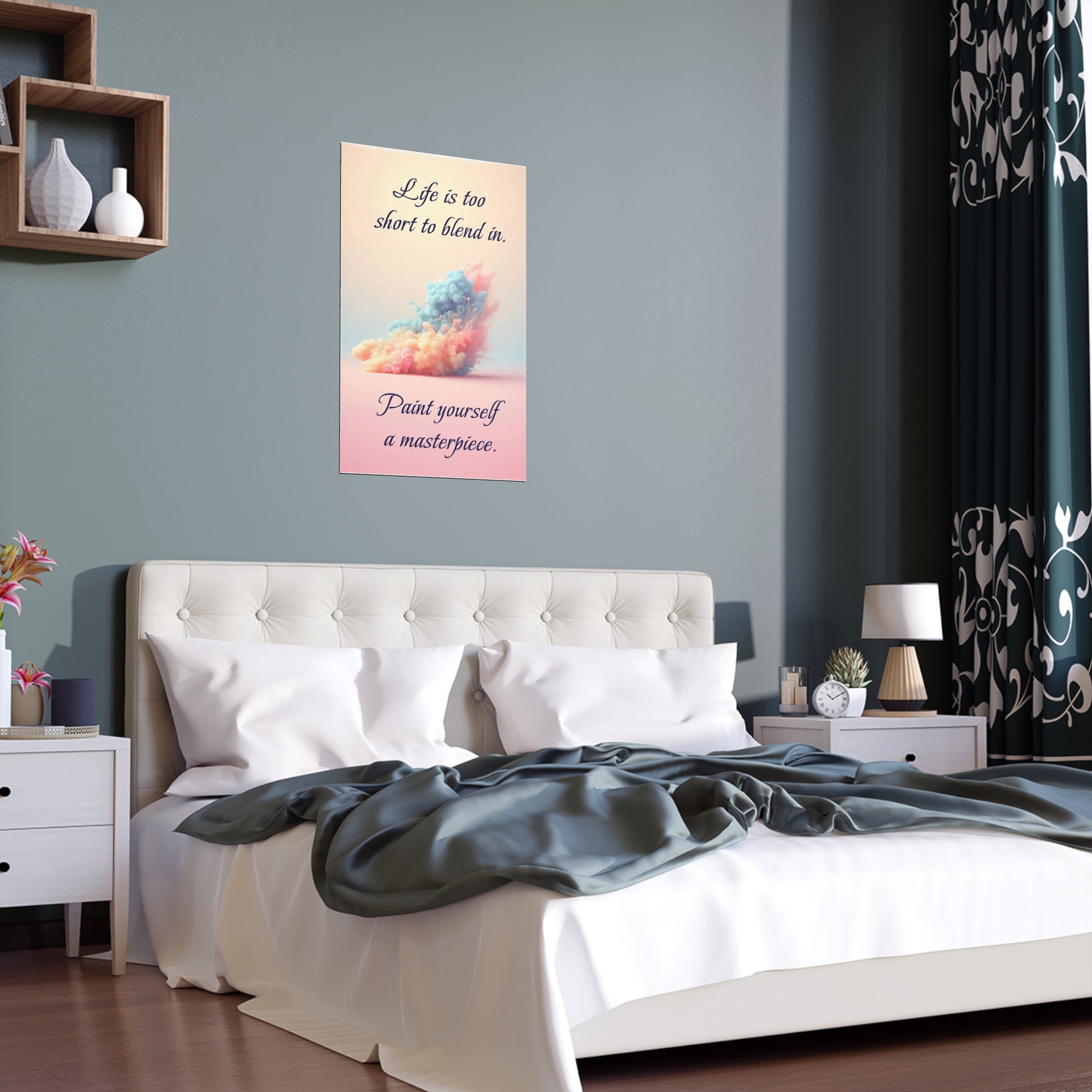 Paint Yourself A Masterpiece | Indoor and Outdoor Silk Poster