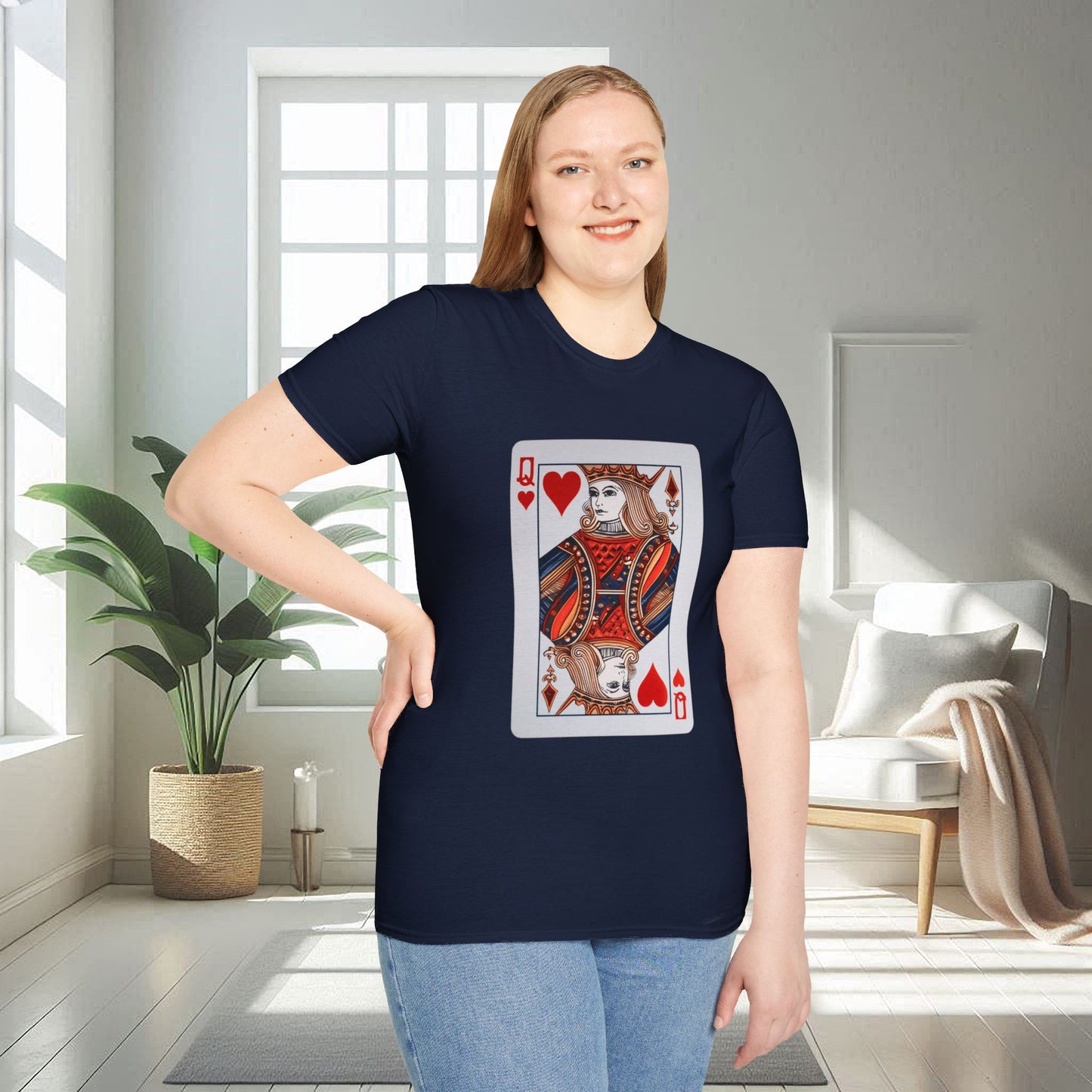 Reine de cœur | T-shirt doux unisexe