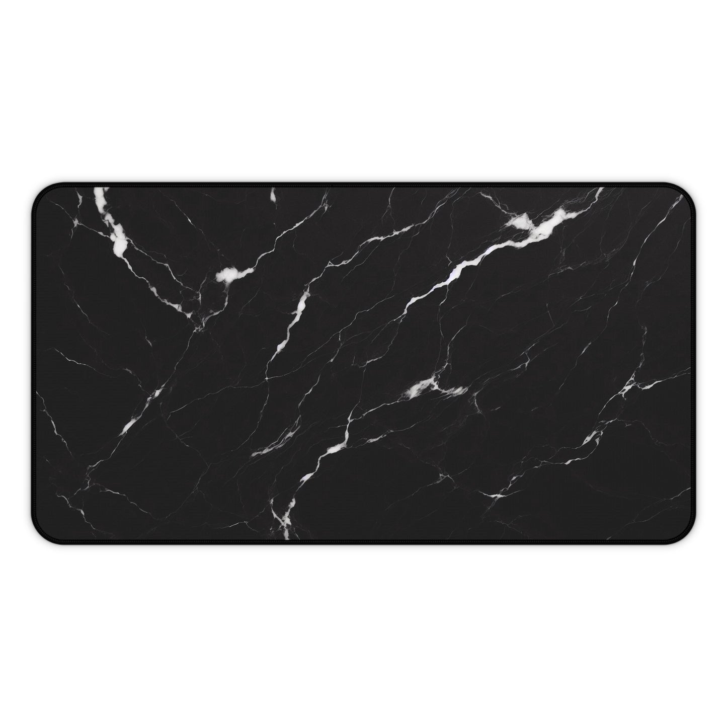 Black Marble Pattern | Desk Mat