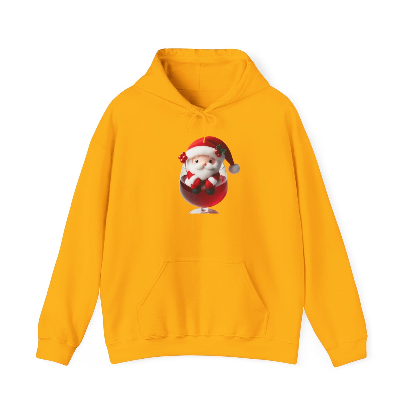 Santa in Red Wine | Unisex Heavy Blend™ Hooded Sweatshirt