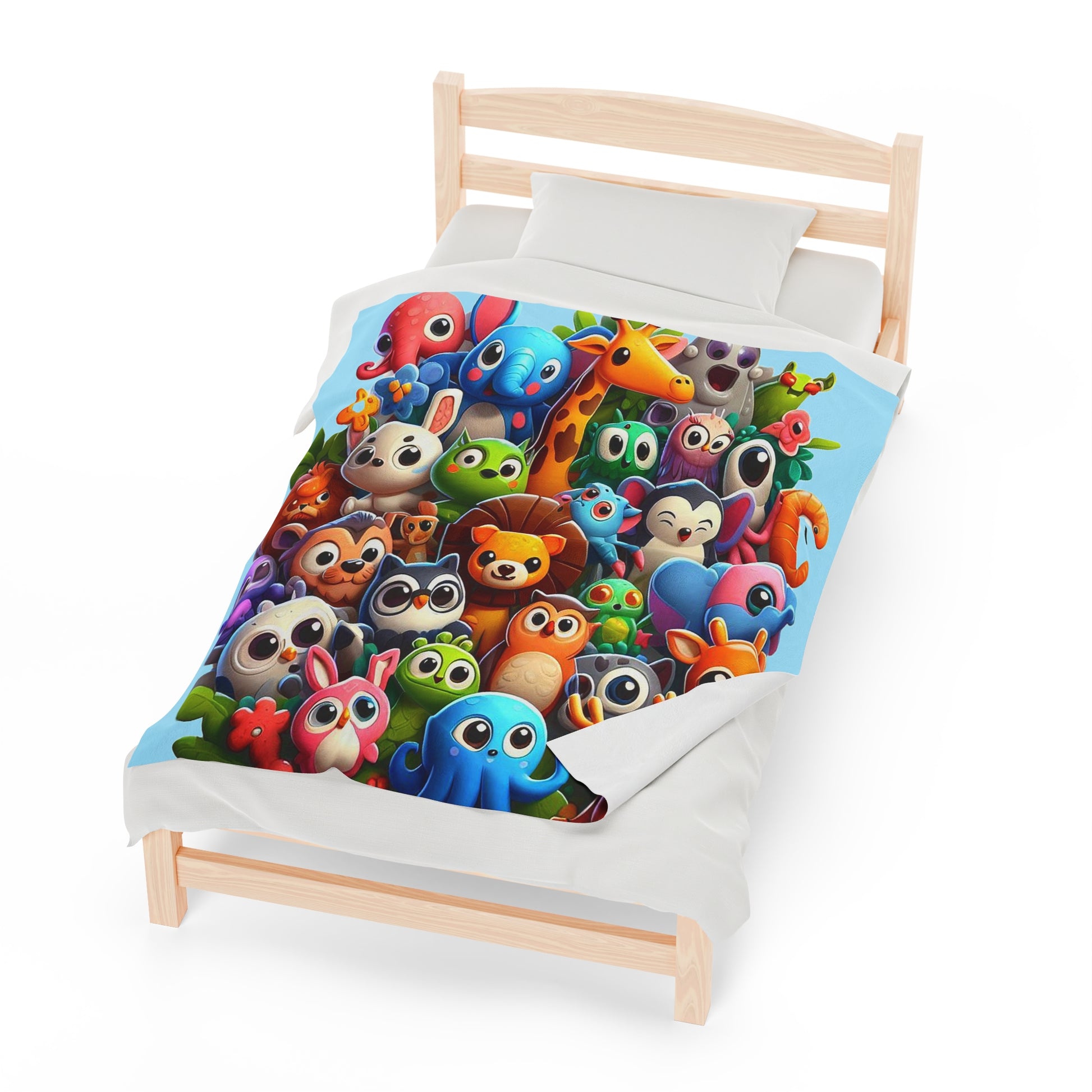 Baby Animals | Kid's Velveteen Plush Blanket