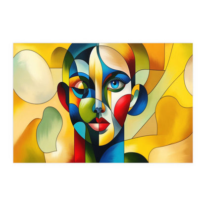 Modern Art | Indoor and Outdoor Silk Poster