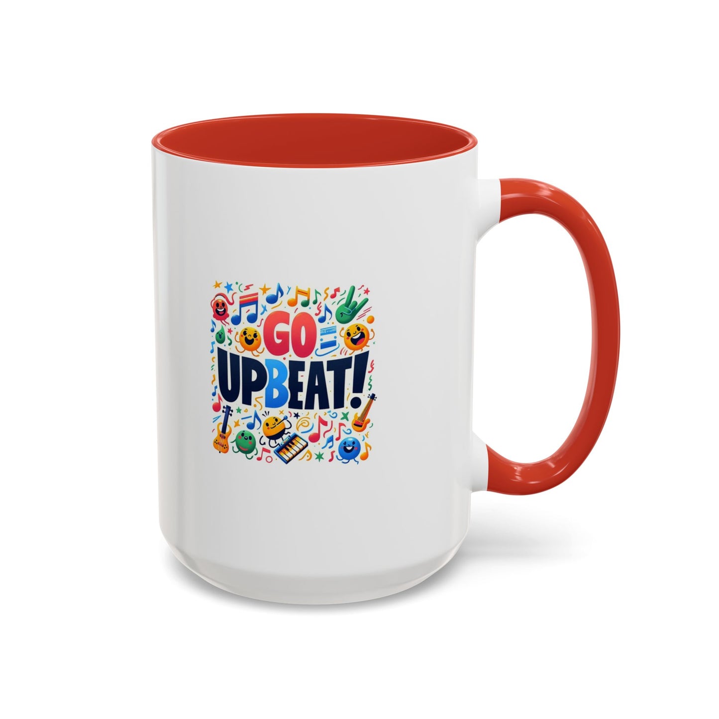 Go Upbeat! | Accent Coffee Mug (11, 15oz)