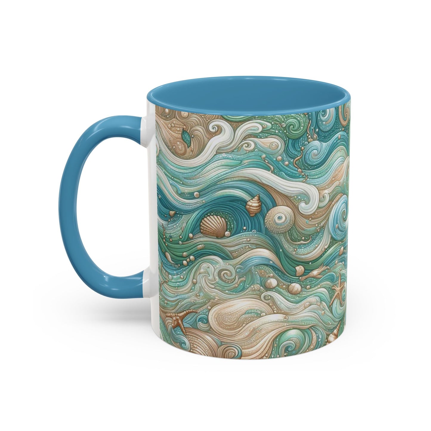 3D Ocean Beauty | Accent Coffee Mug (11oz)