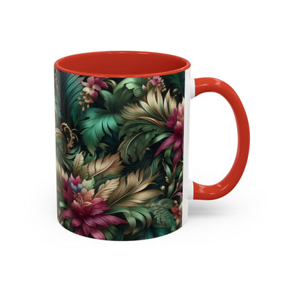 Forest Greenery | Accent Coffee Mug (11oz)