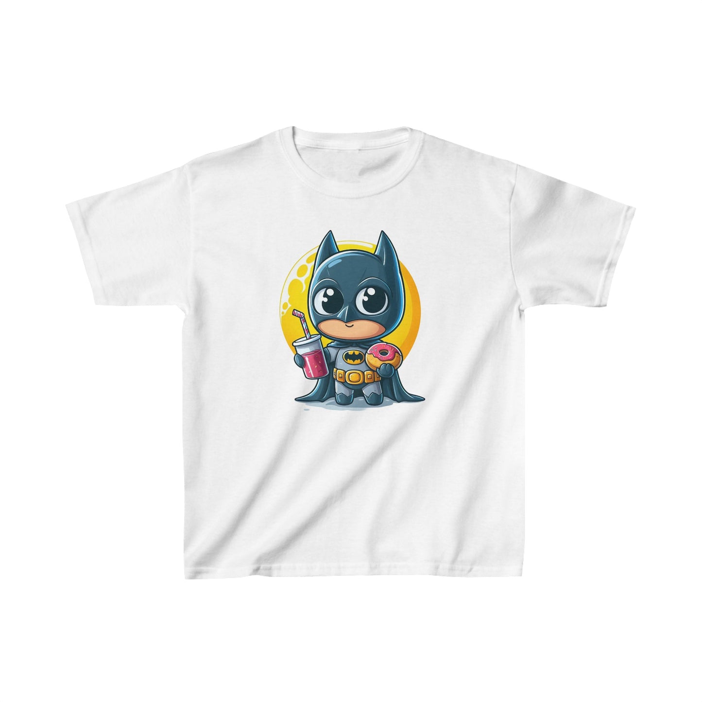 Superhero with donut  | Kids Heavy Cotton™ Tee