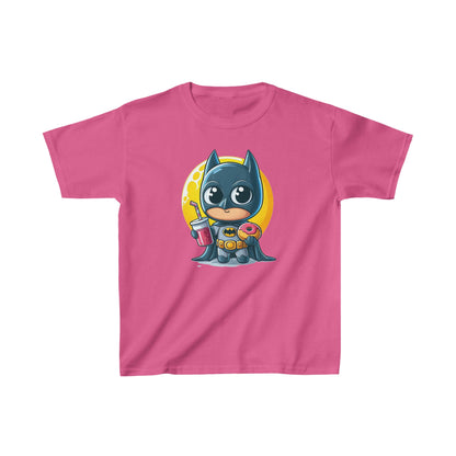 Superhero with donut  | Kids Heavy Cotton™ Tee