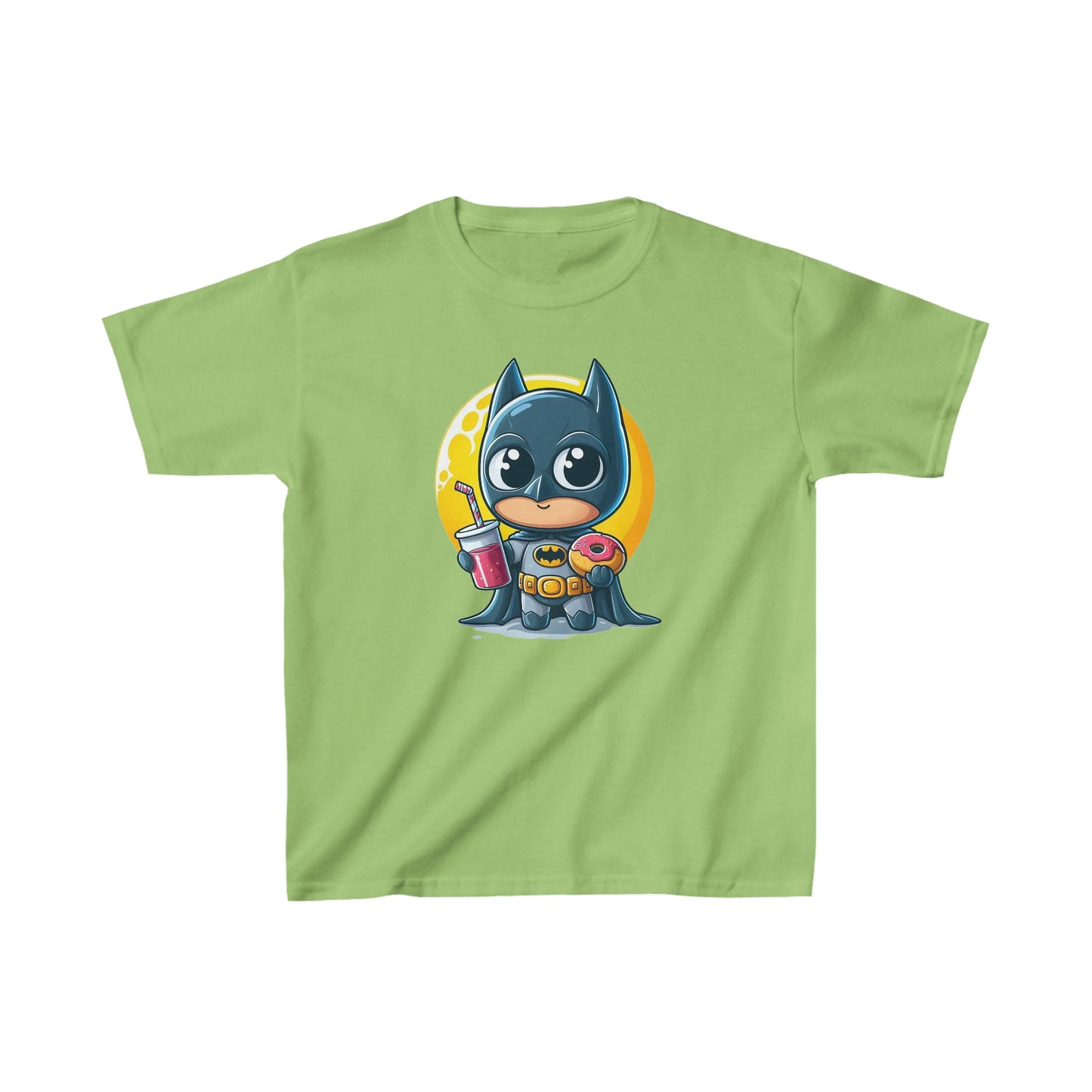 Superhero with donut  | Kids Heavy Cotton™ Tee