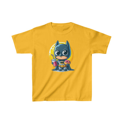 Superhero with donut  | Kids Heavy Cotton™ Tee