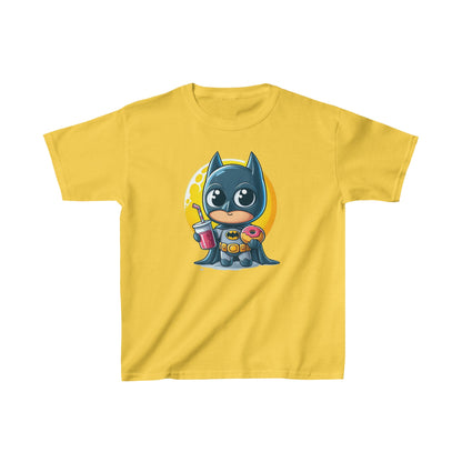 Superhero with donut  | Kids Heavy Cotton™ Tee