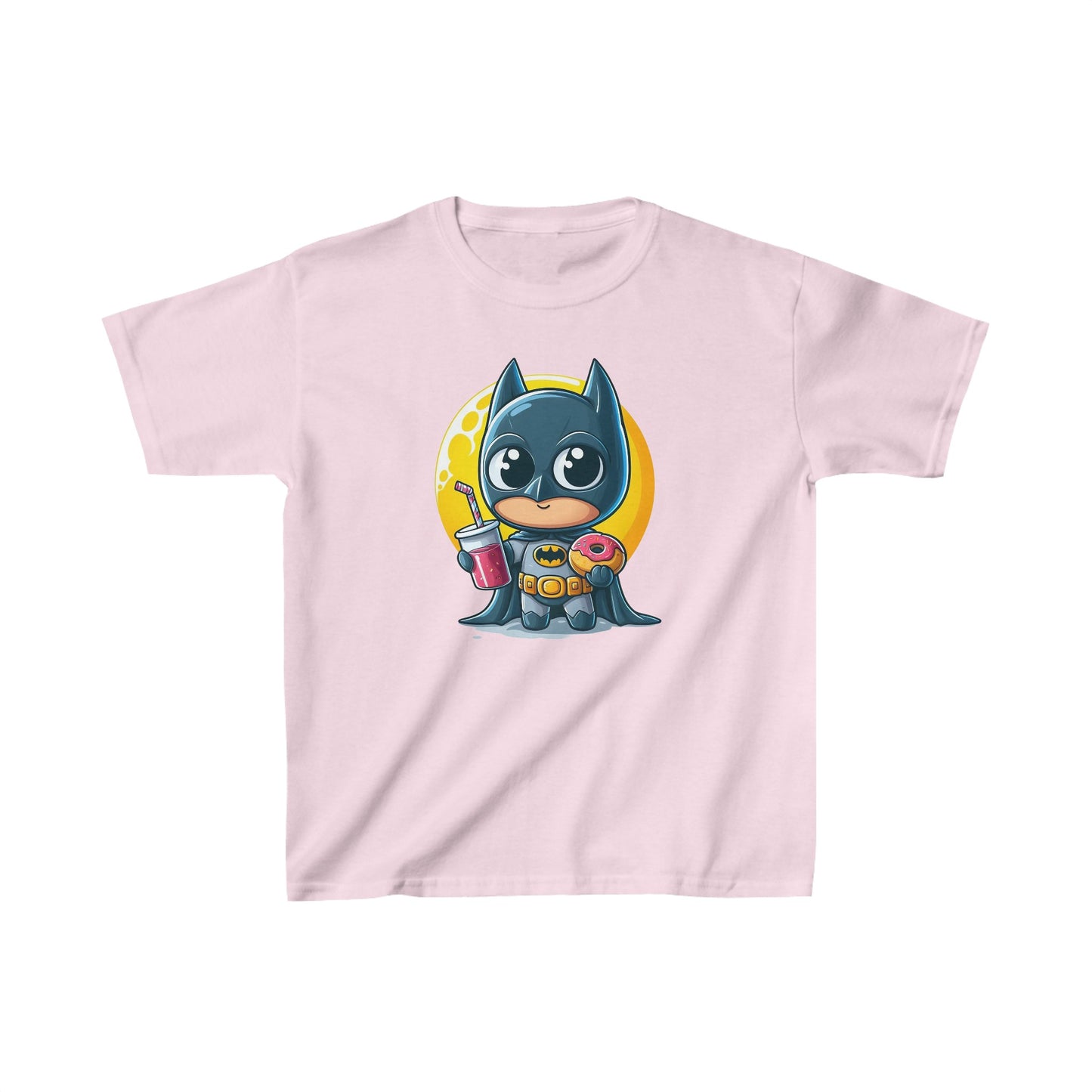 Superhero with donut  | Kids Heavy Cotton™ Tee