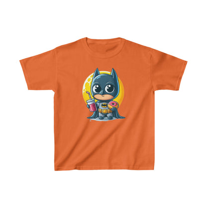 Superhero with donut  | Kids Heavy Cotton™ Tee