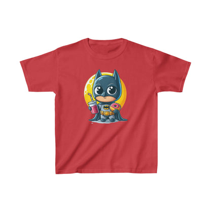 Superhero with donut  | Kids Heavy Cotton™ Tee