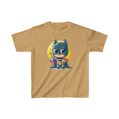 Superhero with donut  | Kids Heavy Cotton™ Tee