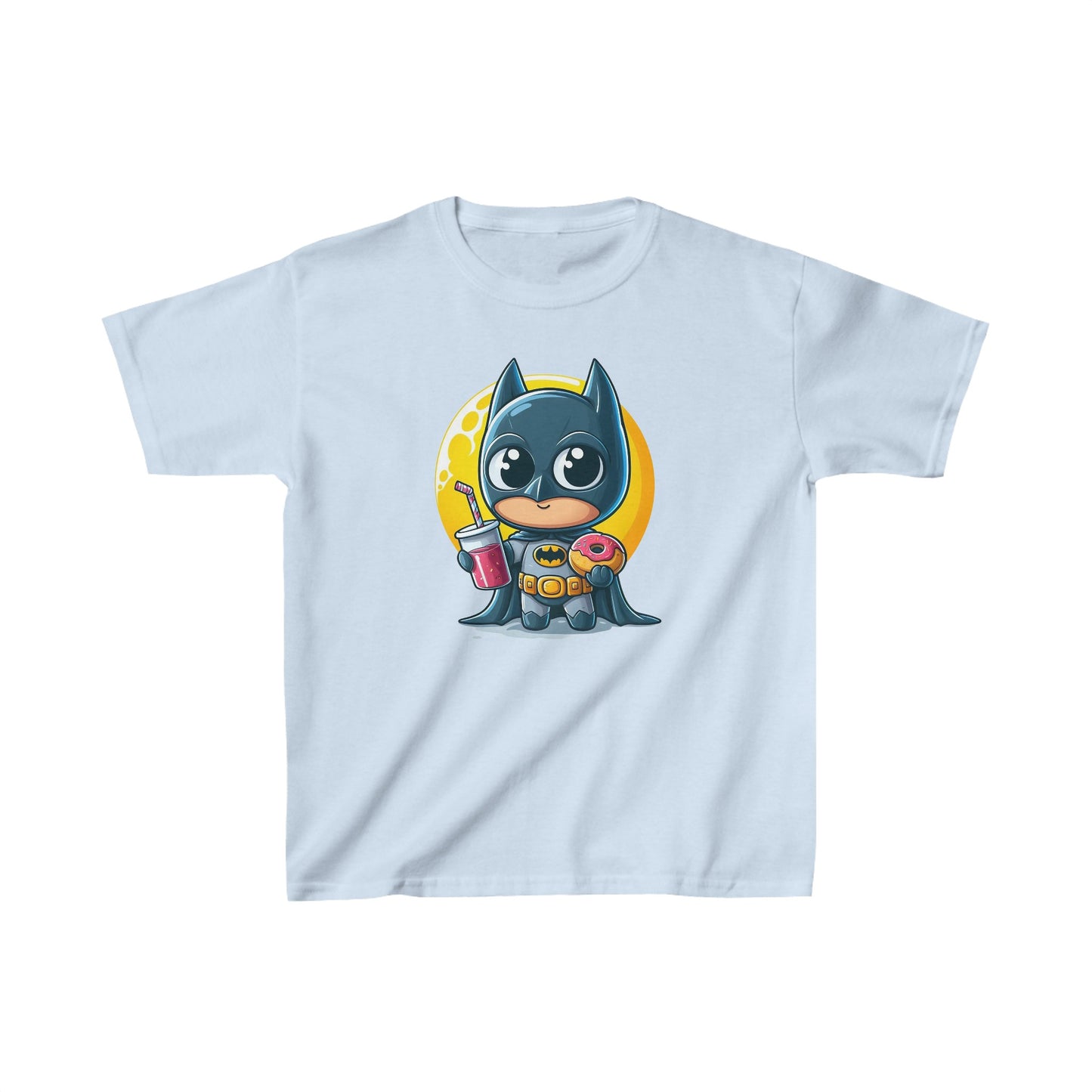 Superhero with donut  | Kids Heavy Cotton™ Tee