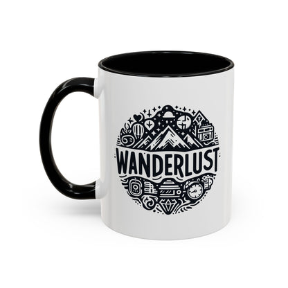 Wanderlust for the Travelling Soul | Accent Coffee Mug (11, 15oz)