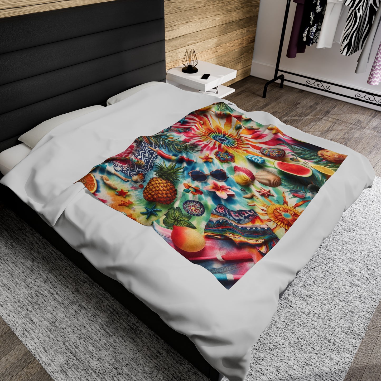 Summer Vibe | Velveteen Plush Blanket