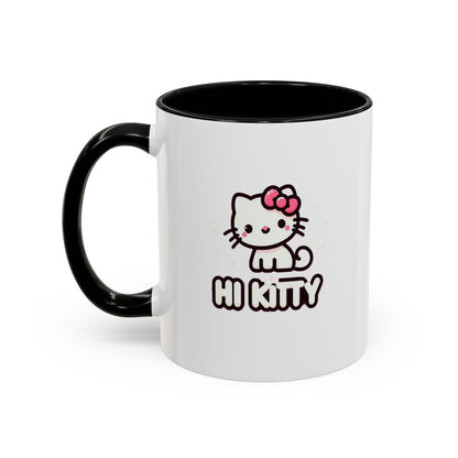 Taza de café con acento de Hi Kitty (11 oz y 15 oz)