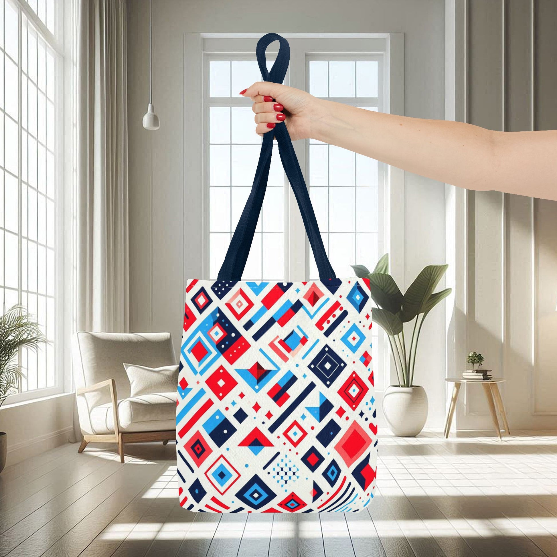 Modern Multicolored Abstract Shapes | Tote Bag