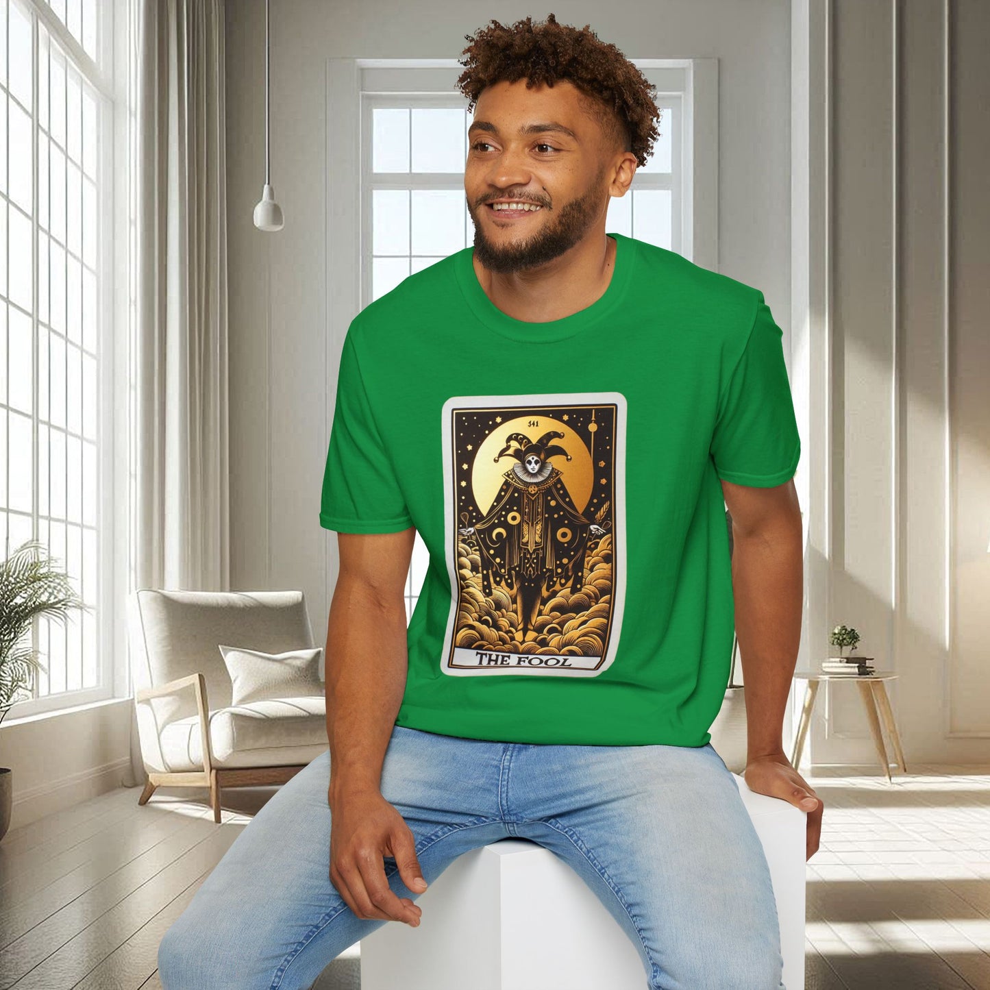 Carta del Tarot El Loco | Camiseta unisex suave