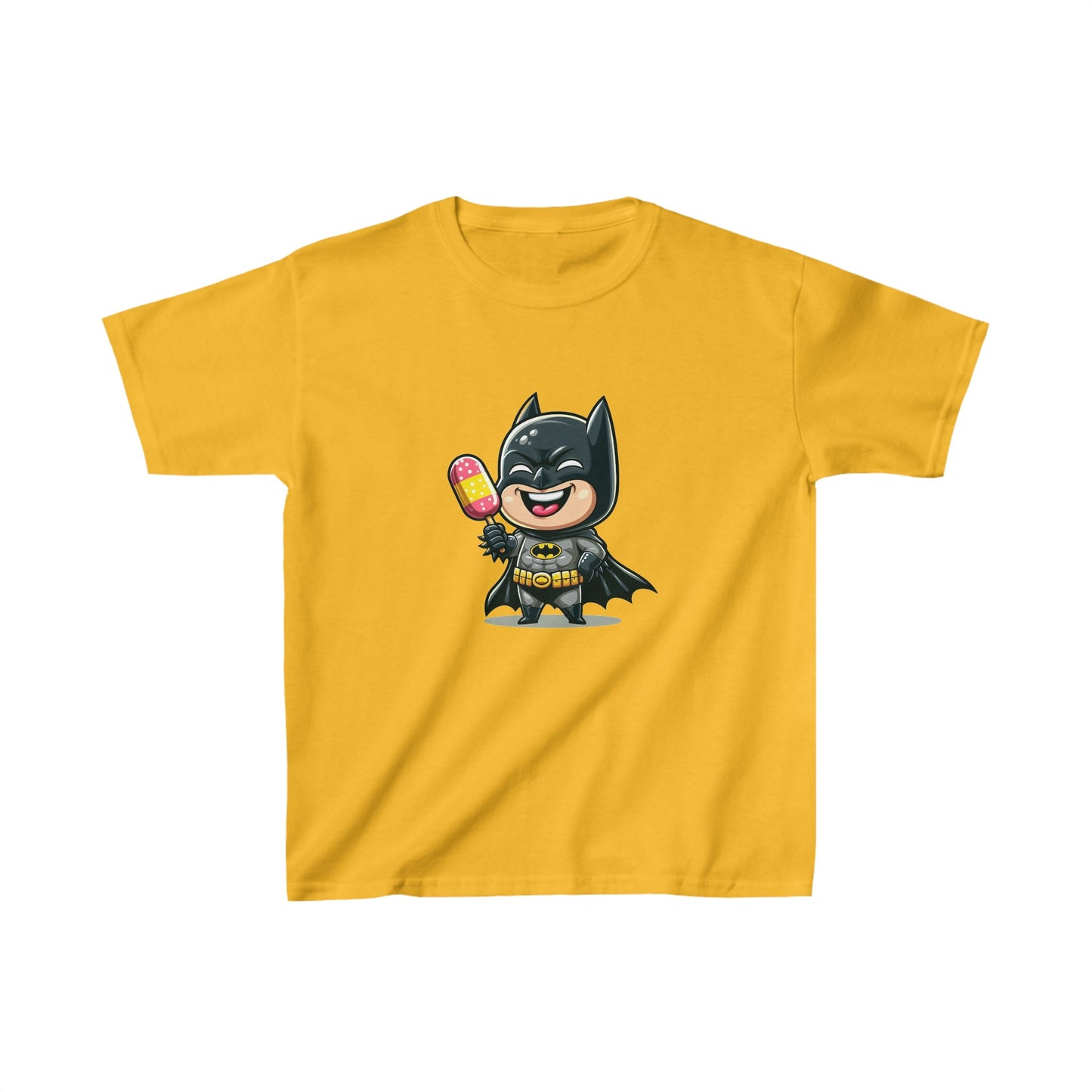 Superhero with ice-cream | Kids Heavy Cotton™ Tee