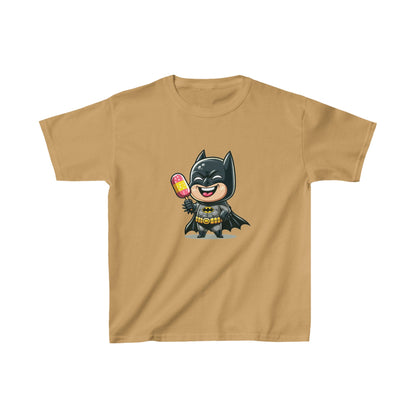 Superhero with ice-cream | Kids Heavy Cotton™ Tee