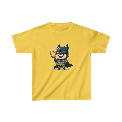 Superhero with ice-cream | Kids Heavy Cotton™ Tee