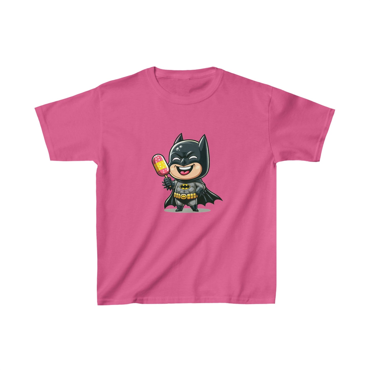 Superhero with ice-cream | Kids Heavy Cotton™ Tee