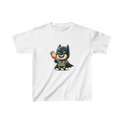 Superhero with ice-cream | Kids Heavy Cotton™ Tee