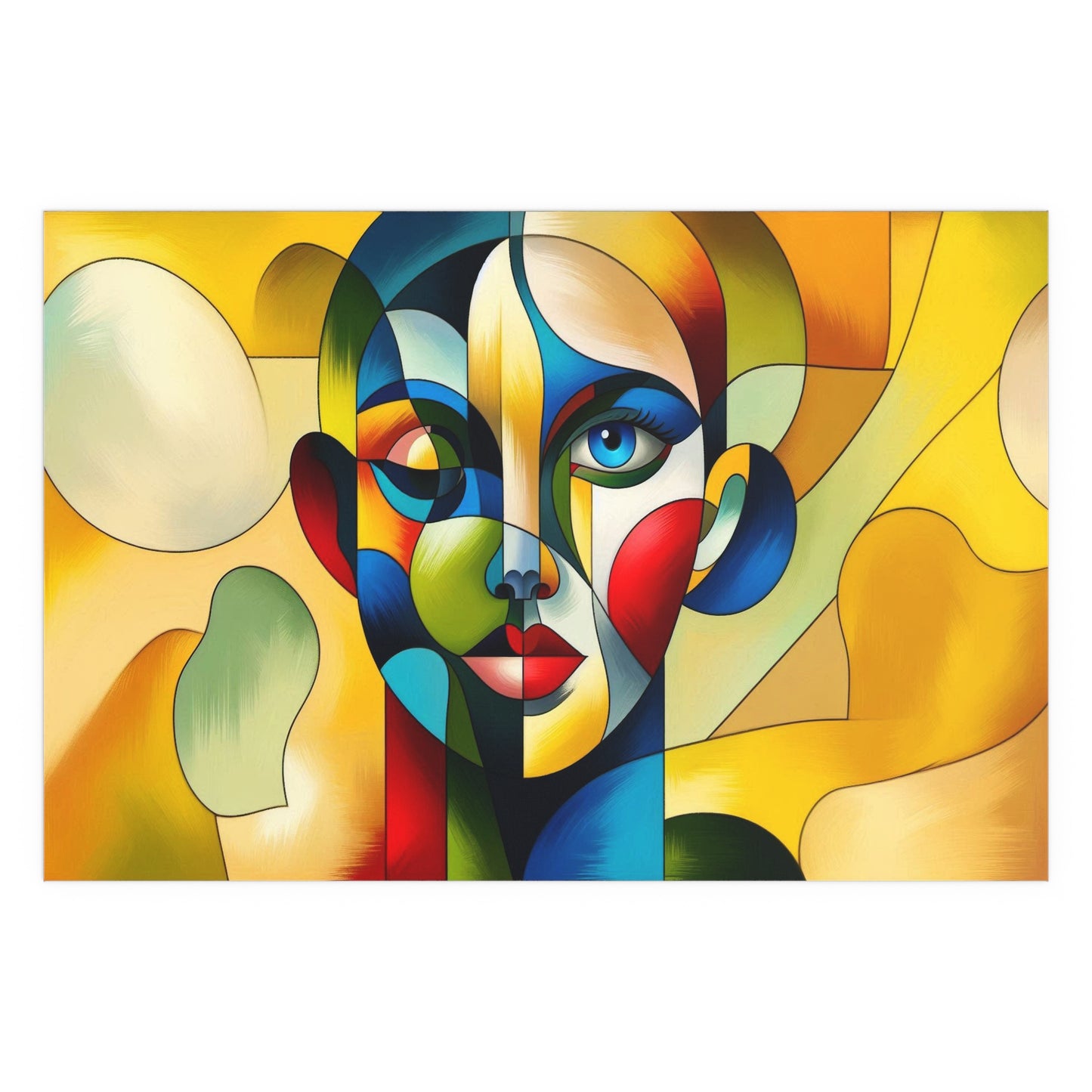 Modern Art | Indoor and Outdoor Silk Poster