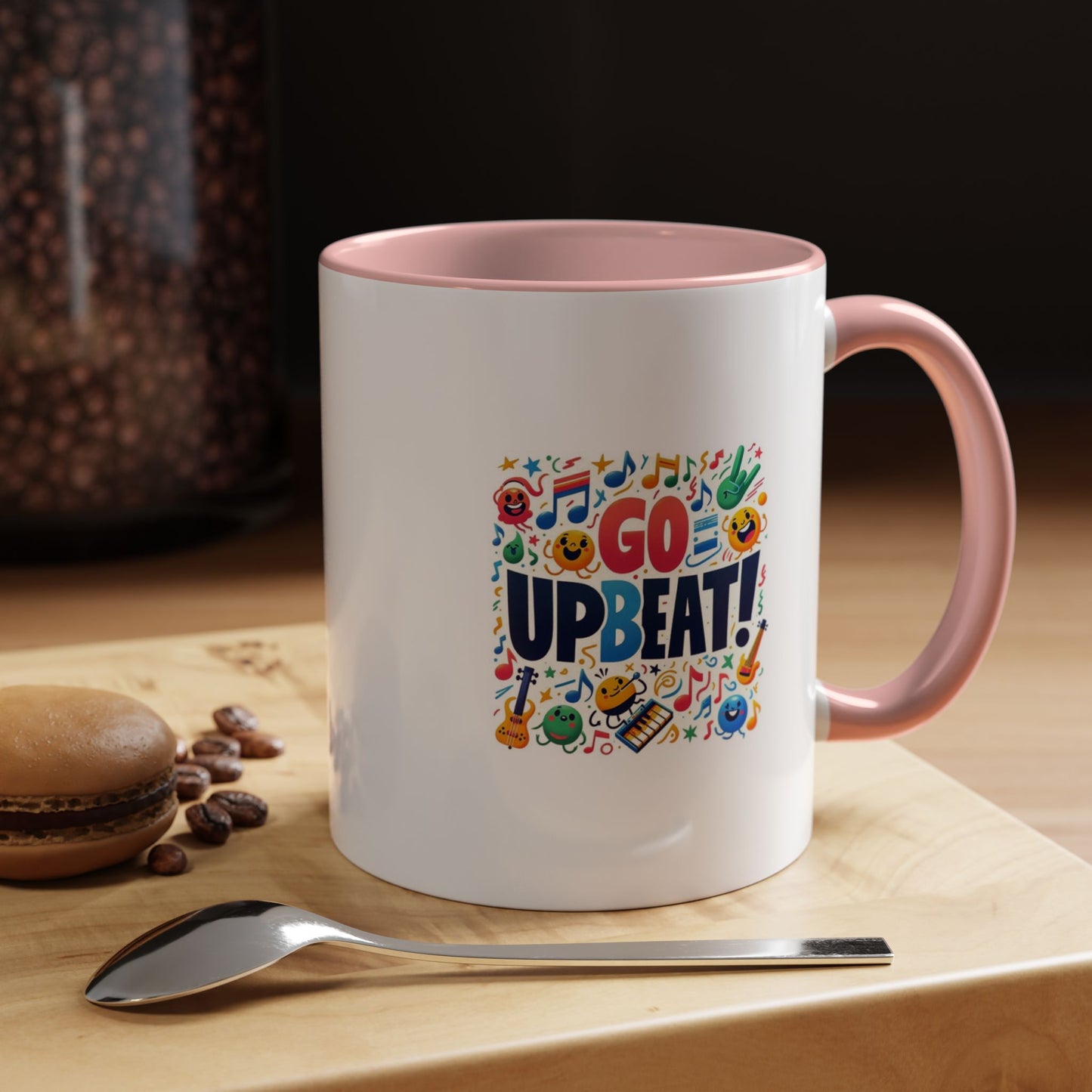 Go Upbeat! | Accent Coffee Mug (11, 15oz)