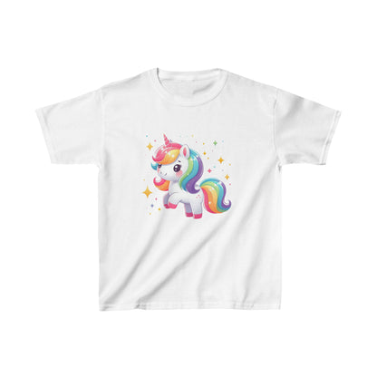 Camiseta de algodón pesado para niños Unicorn Sparkle |