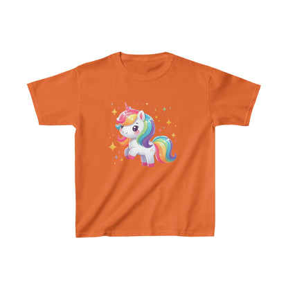 Camiseta de algodón pesado para niños Unicorn Sparkle |