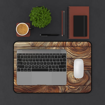 Natural Wooden Plank Design | Desk Mat