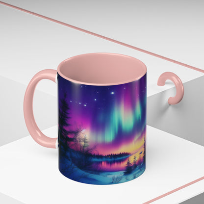 Beautiful Northern Lights | Accent Coffee Mug (11oz)