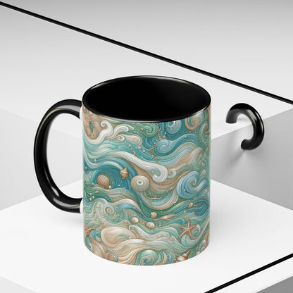 3D Ocean Beauty | Accent Coffee Mug (11oz)