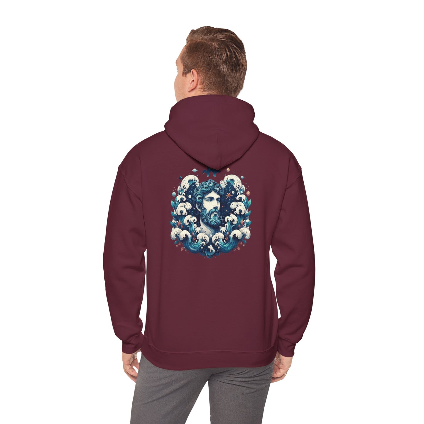 Aquarius | Zodiac Sign | Unisex Heavy Blend™ Hooded Sweatshirt