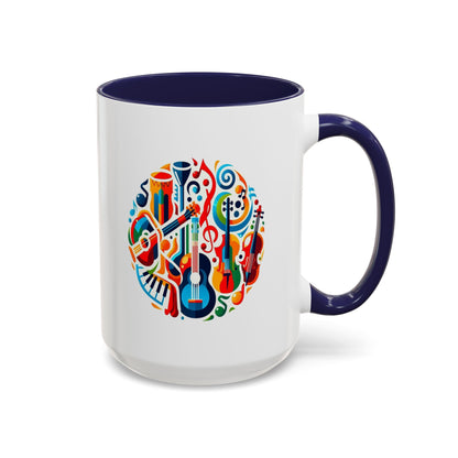 Musical Instruments | Accent Coffee Mug (11, 15oz)