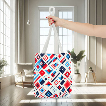 Modern Multicolored Abstract Shapes | Tote Bag