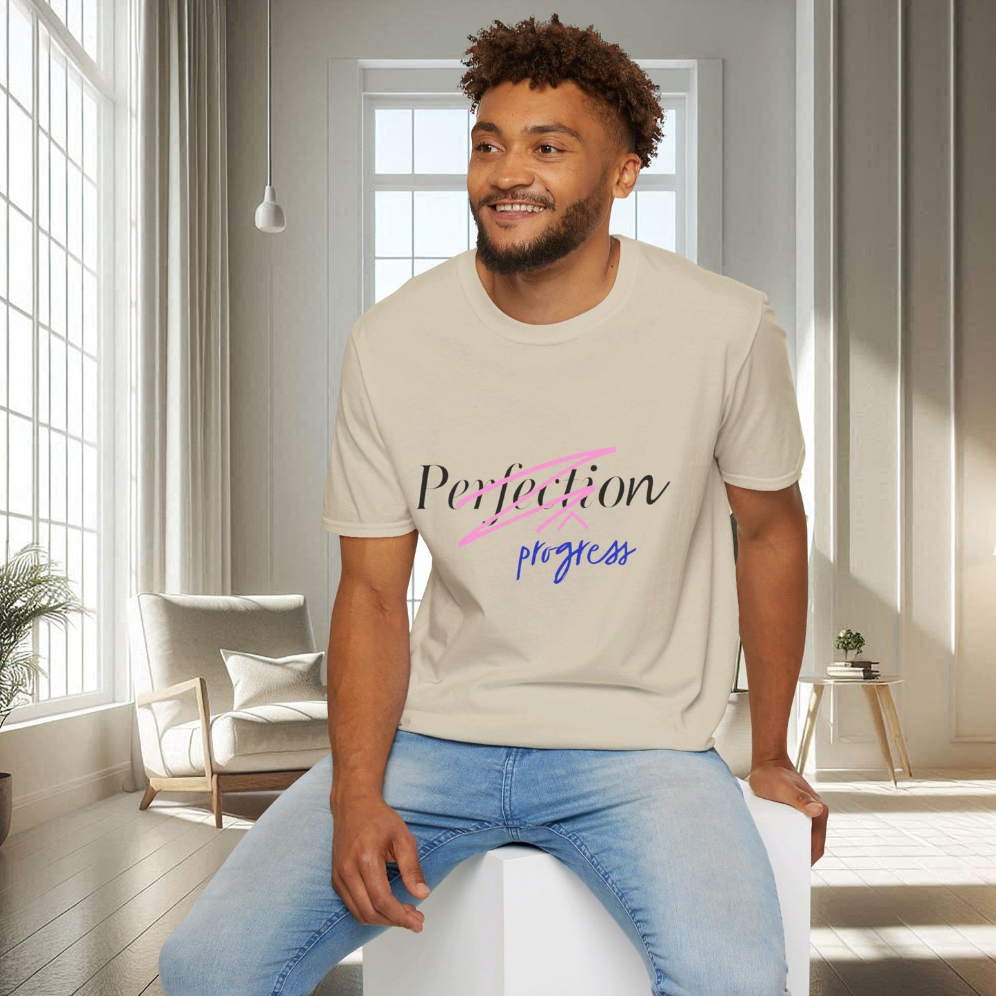 Progress, Not Perfection | Unisex Soft T-shirt