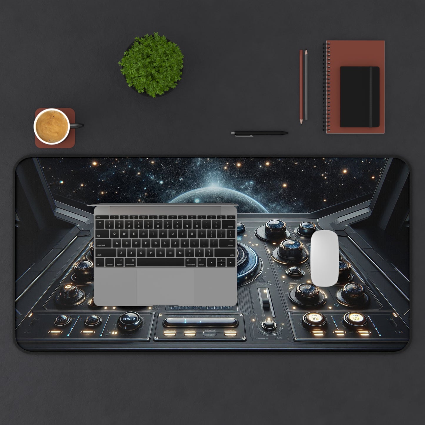 Space Age Control Panel | Desk Mat